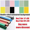 Photography background paper photophones backdrops morandi 57*87cm 2 sides solid color green screen photo studio[buy 4 free 1]]