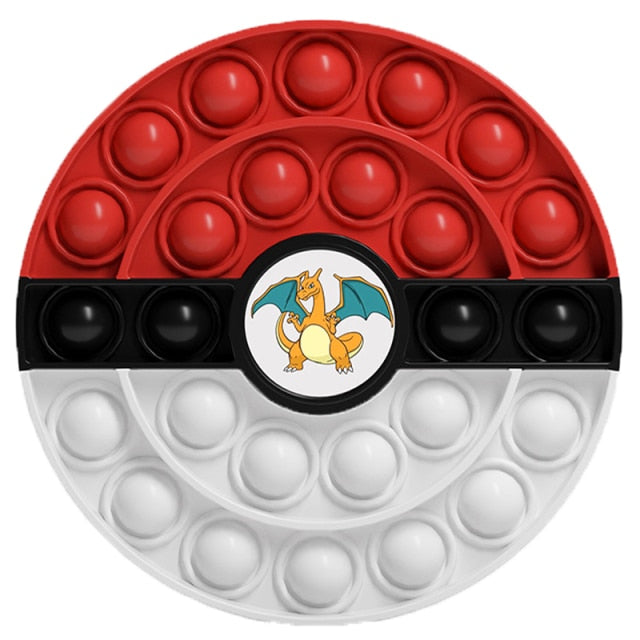 New In Stock Pop It Pokemon Pikachu Pink Pig Fidget Toys Squishy Sensory Anti Stress Kawaii Stress Relief Squeeze Toys for Kid