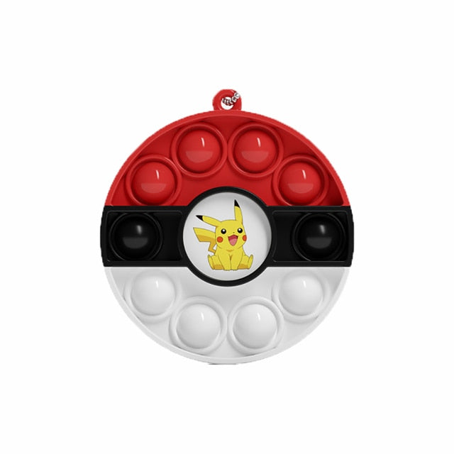 New In Stock Pop It Pokemon Pikachu Pink Pig Fidget Toys Squishy Sensory Anti Stress Kawaii Stress Relief Squeeze Toys for Kid