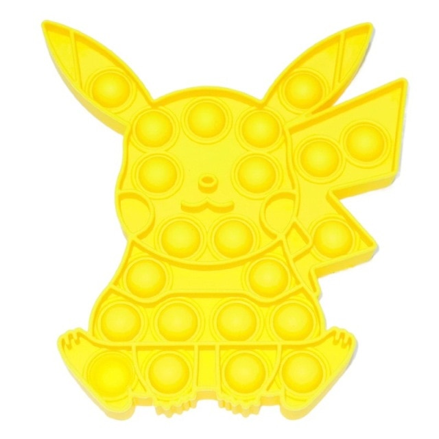 New In Stock Pop It Pokemon Pikachu Pink Pig Fidget Toys Squishy Sensory Anti Stress Kawaii Stress Relief Squeeze Toys for Kid