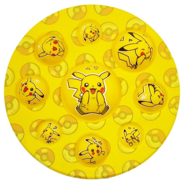 New In Stock Pop It Pokemon Pikachu Pink Pig Fidget Toys Squishy Sensory Anti Stress Kawaii Stress Relief Squeeze Toys for Kid