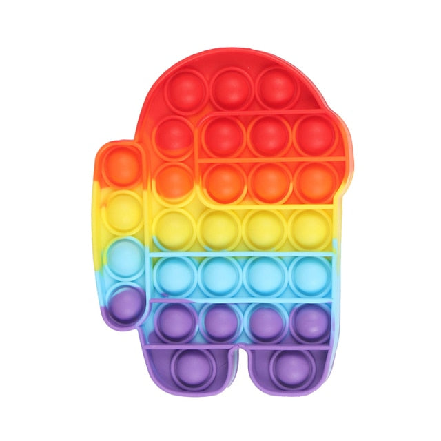 New In Stock Pop It Pokemon Pikachu Pink Pig Fidget Toys Squishy Sensory Anti Stress Kawaii Stress Relief Squeeze Toys for Kid