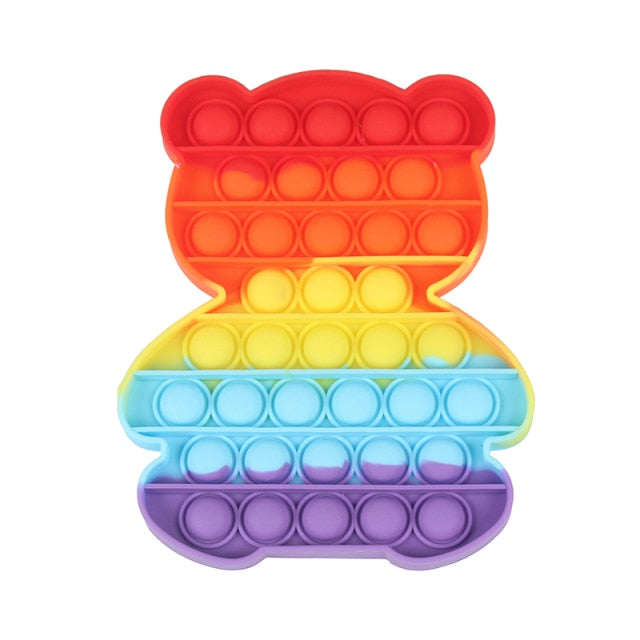 New In Stock Pop It Pokemon Pikachu Pink Pig Fidget Toys Squishy Sensory Anti Stress Kawaii Stress Relief Squeeze Toys for Kid