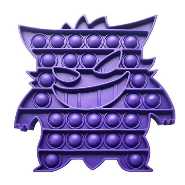 New In Stock Pop It Pokemon Pikachu Pink Pig Fidget Toys Squishy Sensory Anti Stress Kawaii Stress Relief Squeeze Toys for Kid