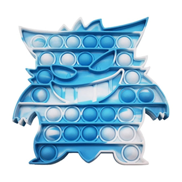 New In Stock Pop It Pokemon Pikachu Pink Pig Fidget Toys Squishy Sensory Anti Stress Kawaii Stress Relief Squeeze Toys for Kid