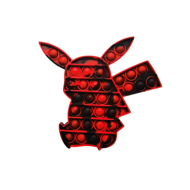 New In Stock Pop It Pokemon Pikachu Pink Pig Fidget Toys Squishy Sensory Anti Stress Kawaii Stress Relief Squeeze Toys for Kid