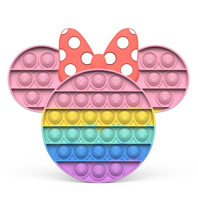 New In Stock Pop It Pokemon Pikachu Pink Pig Fidget Toys Squishy Sensory Anti Stress Kawaii Stress Relief Squeeze Toys for Kid