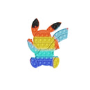 New In Stock Pop It Pokemon Pikachu Pink Pig Fidget Toys Squishy Sensory Anti Stress Kawaii Stress Relief Squeeze Toys for Kid