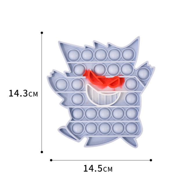 New In Stock Pop It Pokemon Pikachu Pink Pig Fidget Toys Squishy Sensory Anti Stress Kawaii Stress Relief Squeeze Toys for Kid