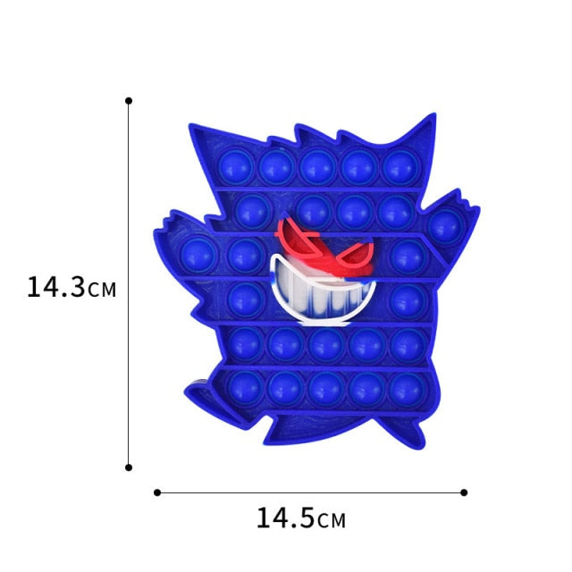 New In Stock Pop It Pokemon Pikachu Pink Pig Fidget Toys Squishy Sensory Anti Stress Kawaii Stress Relief Squeeze Toys for Kid