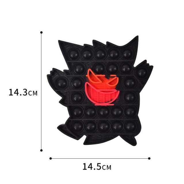 New In Stock Pop It Pokemon Pikachu Pink Pig Fidget Toys Squishy Sensory Anti Stress Kawaii Stress Relief Squeeze Toys for Kid