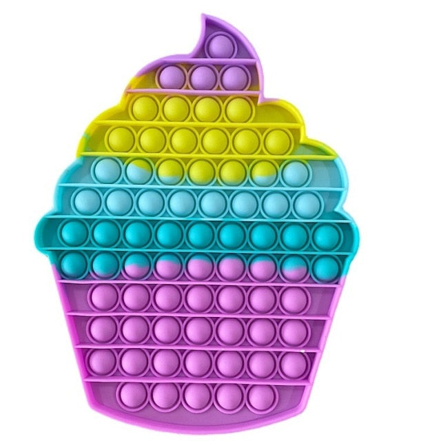 New In Stock Pop It Pokemon Pikachu Pink Pig Fidget Toys Squishy Sensory Anti Stress Kawaii Stress Relief Squeeze Toys for Kid