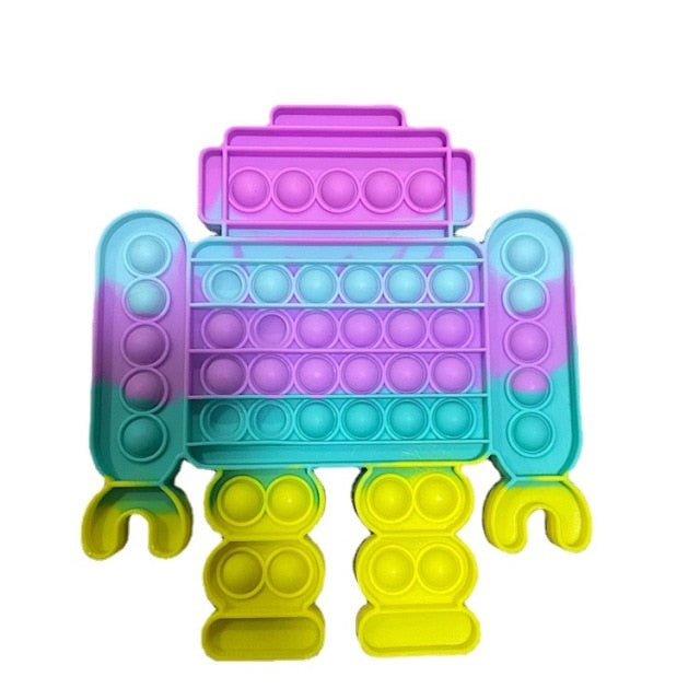 New In Stock Pop It Pokemon Pikachu Pink Pig Fidget Toys Squishy Sensory Anti Stress Kawaii Stress Relief Squeeze Toys for Kid