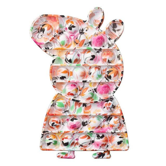 New In Stock Pop It Pokemon Pikachu Pink Pig Fidget Toys Squishy Sensory Anti Stress Kawaii Stress Relief Squeeze Toys for Kid