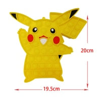New In Stock Pop It Pokemon Pikachu Pink Pig Fidget Toys Squishy Sensory Anti Stress Kawaii Stress Relief Squeeze Toys for Kid