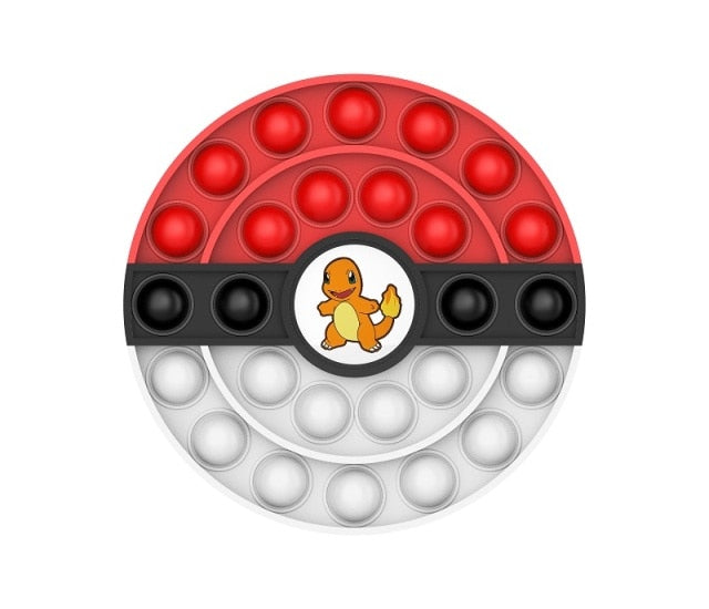 New In Stock Pop It Pokemon Pikachu Pink Pig Fidget Toys Squishy Sensory Anti Stress Kawaii Stress Relief Squeeze Toys for Kid