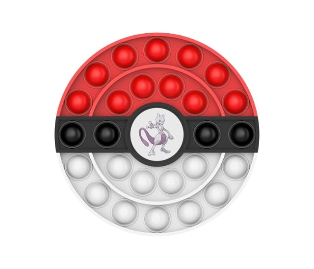 New In Stock Pop It Pokemon Pikachu Pink Pig Fidget Toys Squishy Sensory Anti Stress Kawaii Stress Relief Squeeze Toys for Kid