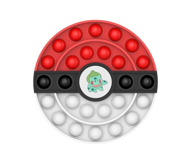 New In Stock Pop It Pokemon Pikachu Pink Pig Fidget Toys Squishy Sensory Anti Stress Kawaii Stress Relief Squeeze Toys for Kid