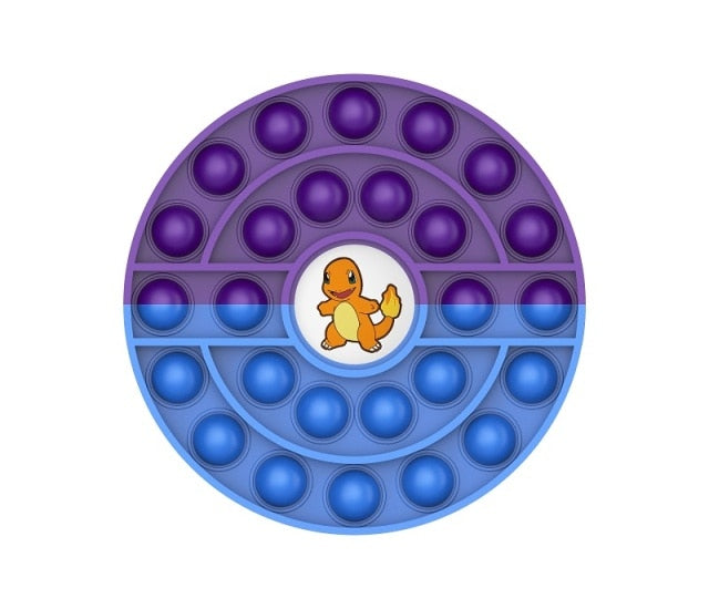 New In Stock Pop It Pokemon Pikachu Pink Pig Fidget Toys Squishy Sensory Anti Stress Kawaii Stress Relief Squeeze Toys for Kid