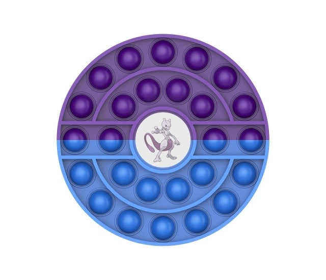 New In Stock Pop It Pokemon Pikachu Pink Pig Fidget Toys Squishy Sensory Anti Stress Kawaii Stress Relief Squeeze Toys for Kid