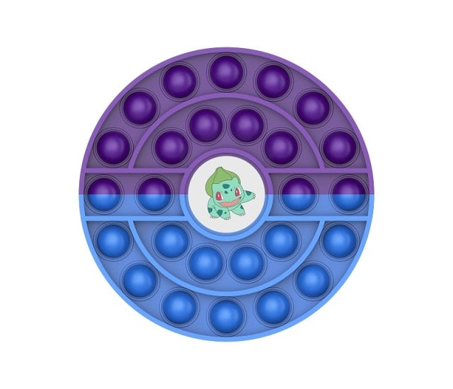 New In Stock Pop It Pokemon Pikachu Pink Pig Fidget Toys Squishy Sensory Anti Stress Kawaii Stress Relief Squeeze Toys for Kid