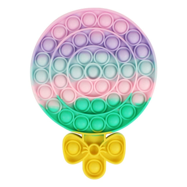 New In Stock Pop It Pokemon Pikachu Pink Pig Fidget Toys Squishy Sensory Anti Stress Kawaii Stress Relief Squeeze Toys for Kid