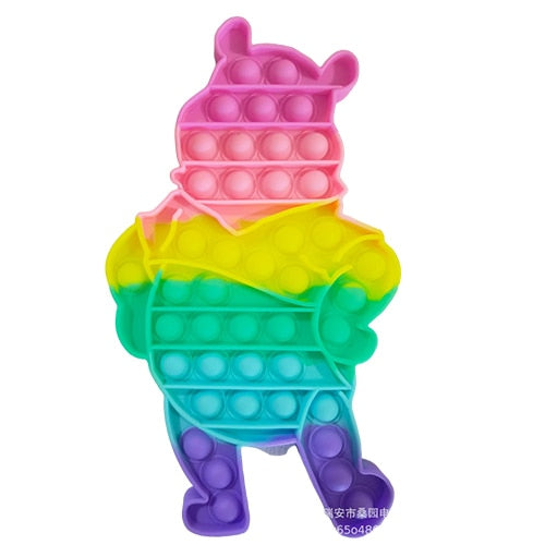 New In Stock Pop It Pokemon Pikachu Pink Pig Fidget Toys Squishy Sensory Anti Stress Kawaii Stress Relief Squeeze Toys for Kid