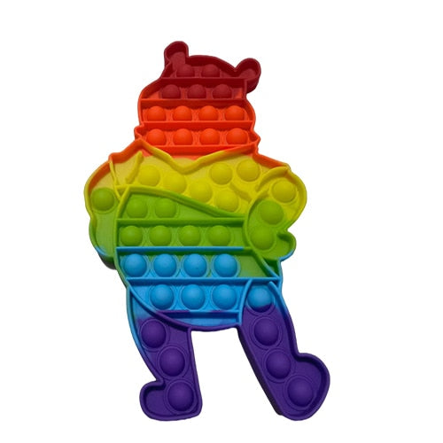 New In Stock Pop It Pokemon Pikachu Pink Pig Fidget Toys Squishy Sensory Anti Stress Kawaii Stress Relief Squeeze Toys for Kid