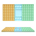 Big Size Popper Game Rainbow Chess Board Push Bubble Pops its Fidget Toys Stress Relief Toy Interactive Popet Game Sensory Toy
