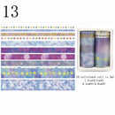 10Pcs/Set Cute Plant Leaves Washi Tape Kawaii Flower Masking Tape Whale Decorative Tape For Sticker Scrapbooking DIY Photo Album