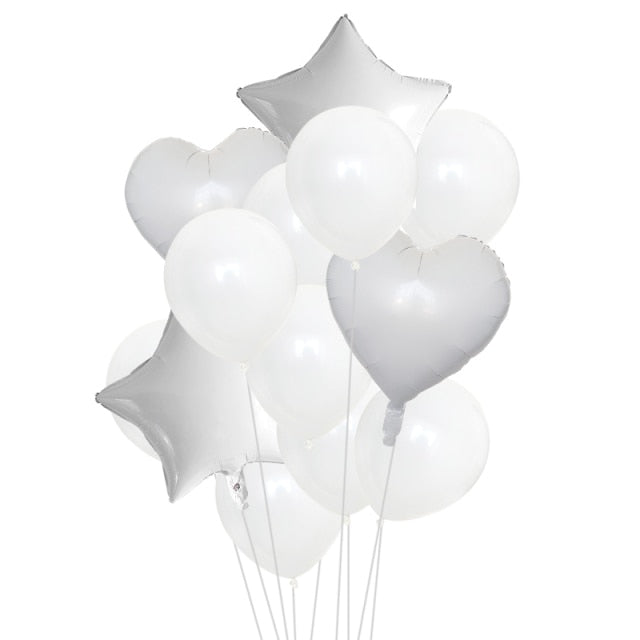 Rose Gold 12inch Latex 18inch Multi Confetti Balloons Birthday Party Helium Wedding Festival Baloon Boy Girl Baby Shower DIY