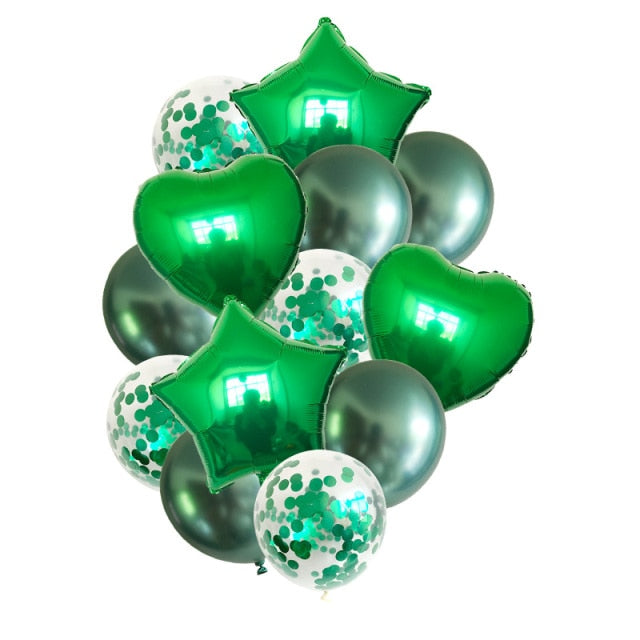 Rose Gold 12inch Latex 18inch Multi Confetti Balloons Birthday Party Helium Wedding Festival Baloon Boy Girl Baby Shower DIY