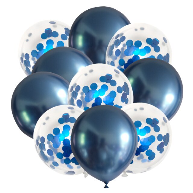 Rose Gold 12inch Latex 18inch Multi Confetti Balloons Birthday Party Helium Wedding Festival Baloon Boy Girl Baby Shower DIY