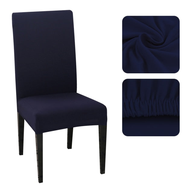 1/2/4/6Pcs Chair Cover Home Spandex Stretch Elastic Slipcovers Chair Covers For Kitchen Dining Room Wedding Banquet Home