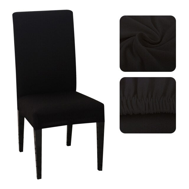 1/2/4/6Pcs Chair Cover Home Spandex Stretch Elastic Slipcovers Chair Covers For Kitchen Dining Room Wedding Banquet Home