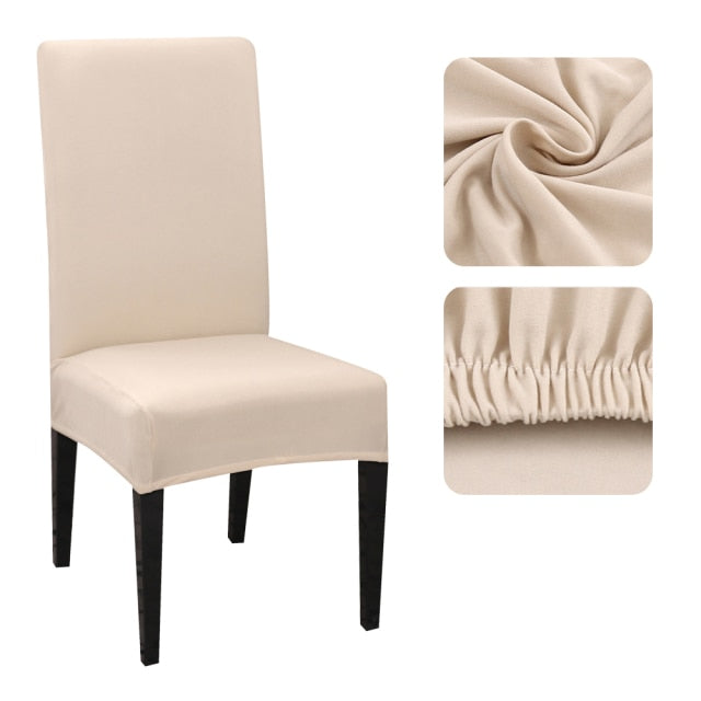 1/2/4/6Pcs Chair Cover Home Spandex Stretch Elastic Slipcovers Chair Covers For Kitchen Dining Room Wedding Banquet Home