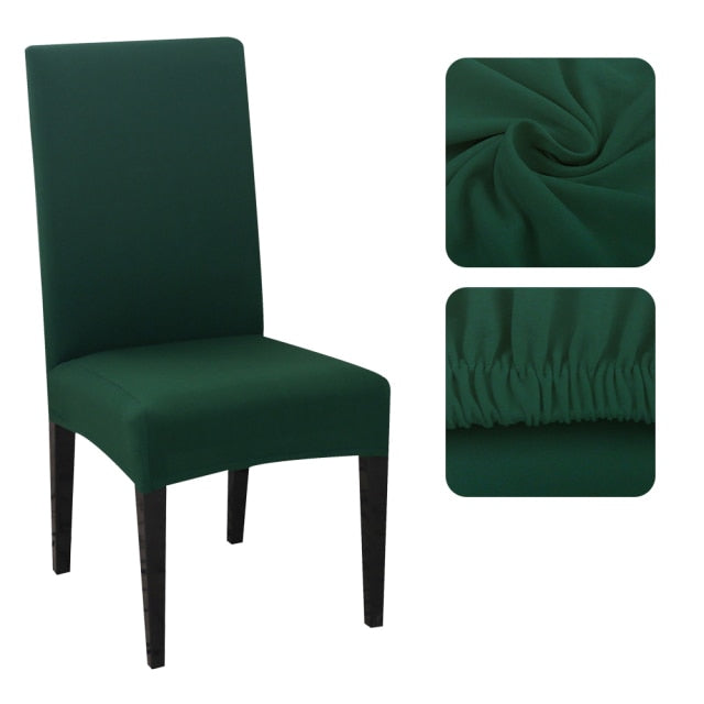 1/2/4/6Pcs Chair Cover Home Spandex Stretch Elastic Slipcovers Chair Covers For Kitchen Dining Room Wedding Banquet Home