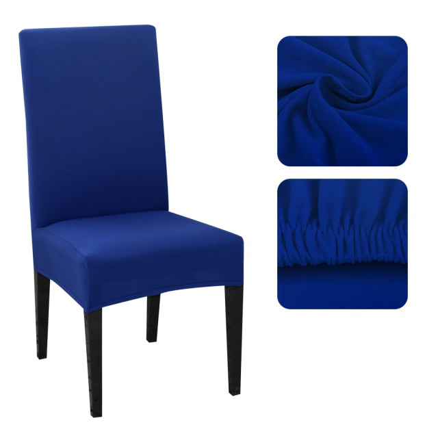 1/2/4/6Pcs Chair Cover Home Spandex Stretch Elastic Slipcovers Chair Covers For Kitchen Dining Room Wedding Banquet Home