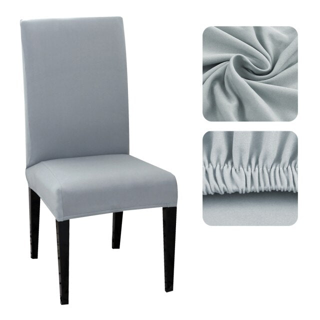 1/2/4/6Pcs Chair Cover Home Spandex Stretch Elastic Slipcovers Chair Covers For Kitchen Dining Room Wedding Banquet Home
