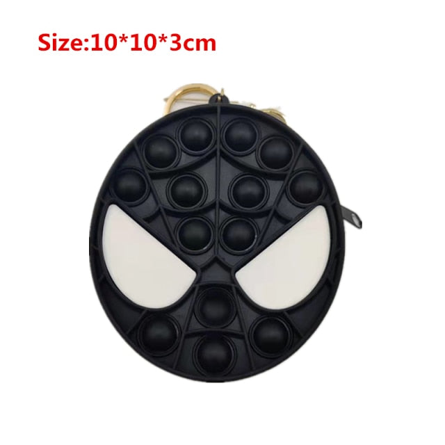 New Pop It Push Bubble Fidget Toys Pencil Case Children Stress Relief Squeeze Toy Antistress Popit Soft Squishy Kids Toys Gifts