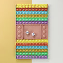 Big Size 40CM 50CM Rainbow Square Push Bubble Fidget Toys Adult Stress Relief Toy Antistress Squeeze Gift 20CM 30CM XL XXL XXXL