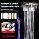 Turbocharged Shower Head Adjustable Water Pressure Shower Sprayer with Filter Handheld Universal Showerhead Bath Shower Nozzle