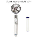 Turbocharged Shower Head Adjustable Water Pressure Shower Sprayer with Filter Handheld Universal Showerhead Bath Shower Nozzle