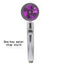 Turbocharged Shower Head Adjustable Water Pressure Shower Sprayer with Filter Handheld Universal Showerhead Bath Shower Nozzle