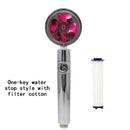 Turbocharged Shower Head Adjustable Water Pressure Shower Sprayer with Filter Handheld Universal Showerhead Bath Shower Nozzle