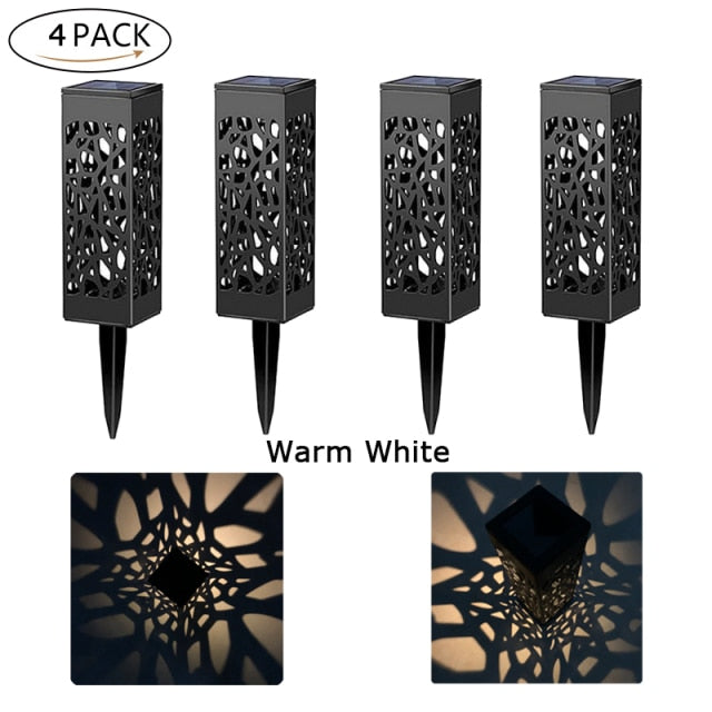 Solar Led Light Outdoor Garden Decoration Lawn Lamp Waterproof Sunlight Solar Lamp Garden Street Lanterns For Yard Courtyard