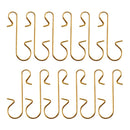 50pcs Christmas Ornament Metal S-Shaped Hooks Holders Christmas Tree Ball Pendant hanging Decoration for home Navidad New Year