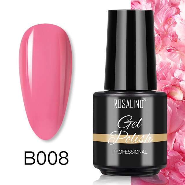 ROSALIND Varnishes Hybrid Gel Nail Polish 7ML Semi Permanent Gel Polish Soak Off UV Nail Gel For Nail Art Beauty Gel Lacquer