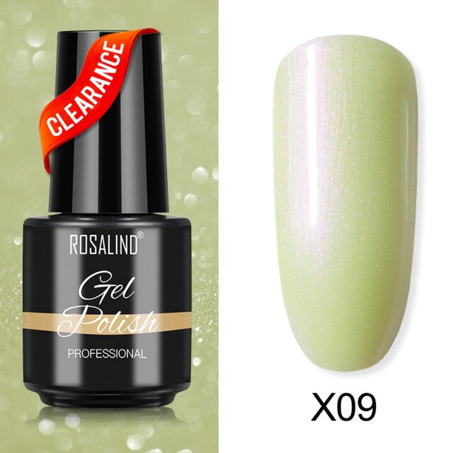 ROSALIND Varnishes Hybrid Gel Nail Polish 7ML Semi Permanent Gel Polish Soak Off UV Nail Gel For Nail Art Beauty Gel Lacquer