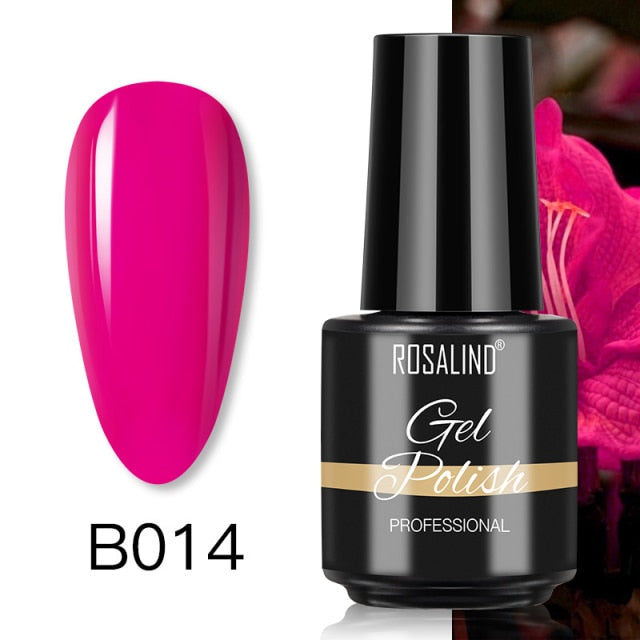 ROSALIND Varnishes Hybrid Gel Nail Polish 7ML Semi Permanent Gel Polish Soak Off UV Nail Gel For Nail Art Beauty Gel Lacquer